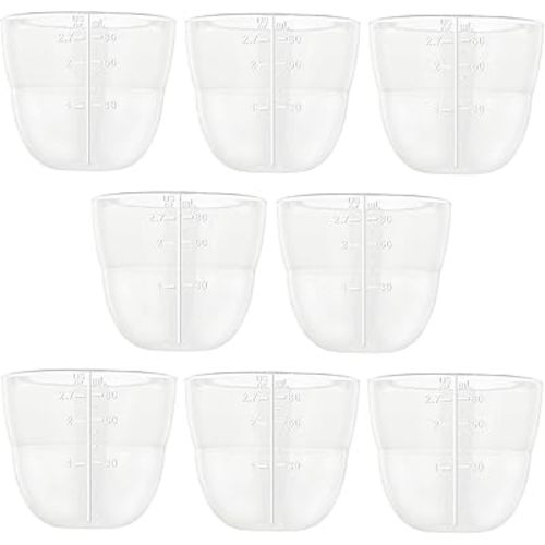 Maymom Dome Caps for Lansino Wide-Mouth Collar Ring, Spectra Wide-Mouth Collar Ring, Pigeon Wide-Mouth Collar Ring. Replace Lansino Bottle Cap, Compatible with Lansinoh Bottle Top, Lansino Bottle Lid
