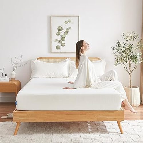 Full Mattress, 6 Inch Gel Memory Foam Mattress in a Box, Fiberglass Free Full Size Mattresses for Pressure & Pain Relief, Soft and Comfortable