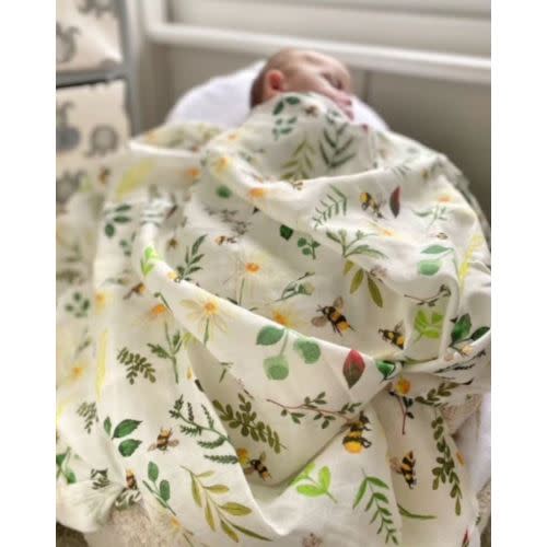 Wild Bee X-Large Muslin Swaddle