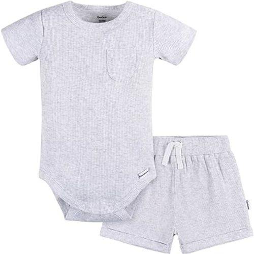 Gerber Unisex Baby Bodysuit And Short Set