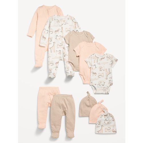 Unisex 10-Piece Layette Set for Baby