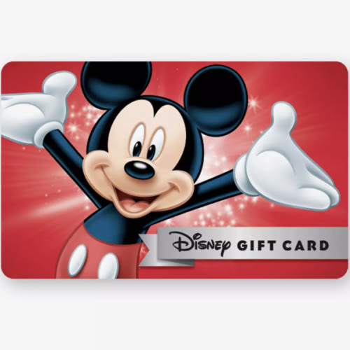 Disney World Vacation Gift Card
