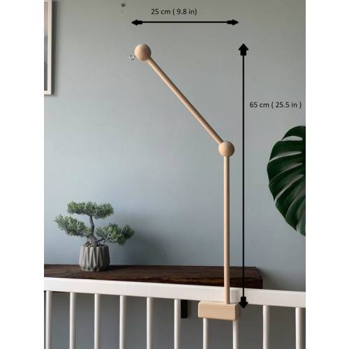 Baby Mobile Arm / Holder Wooden Baby Mobile Stand Crib Baby - Etsy