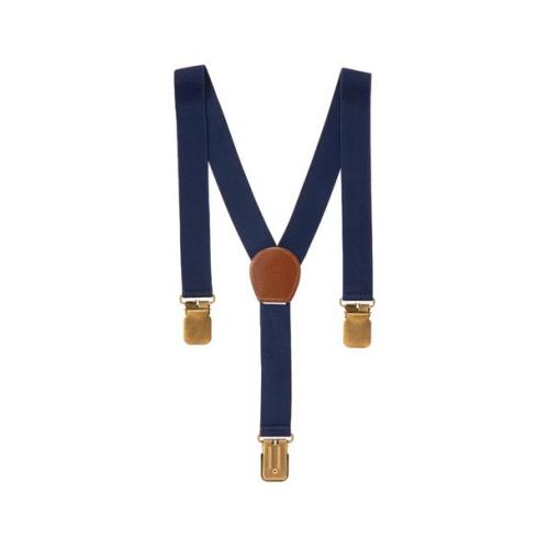 Boy Connor Navy Classic Suspenders by Janie and Jack
