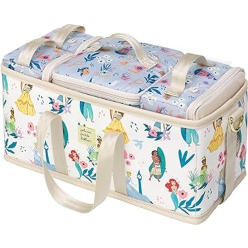 Petunia Pickle Bottom Inter-Mix Deluxe Kit | Baby Diaper Caddy Organizer | Keep Everything Organized in Diaper Bag, Stroller, or Nursery - Disney Princess Courage & Kindness