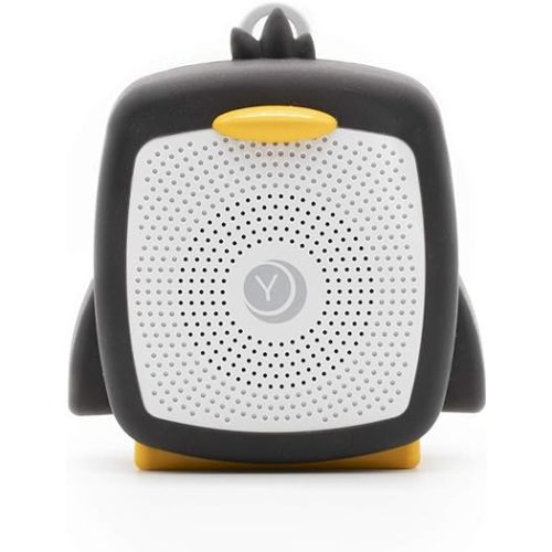 Yogasleep Pocket Baby Soother Penguin, White Noise Machine, 6 Soothing Sounds & Timer for Better Sleep, Includes Brown Noise & Lullabies, Compact Size for Travel & Child Safe, Must Have Registry Gift