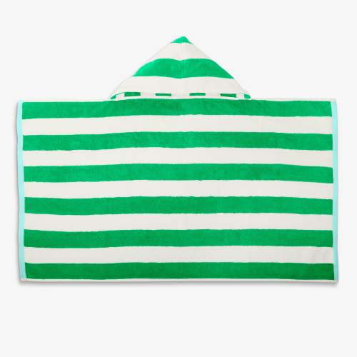 Kids stripe hoodie towel | Primary.com