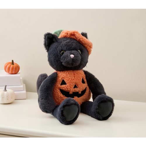 Jack-O’-Lantern Black Cat Plush