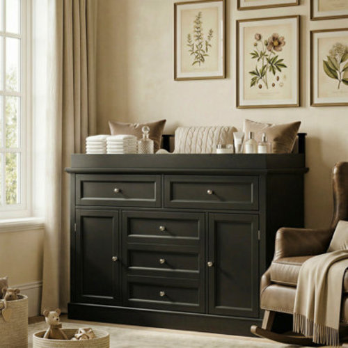 Latitude Run® Modern Changing Table Dresser With Strong Storage & Reviews | Wayfair