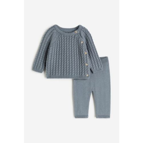 2-piece Knit Cotton Set
