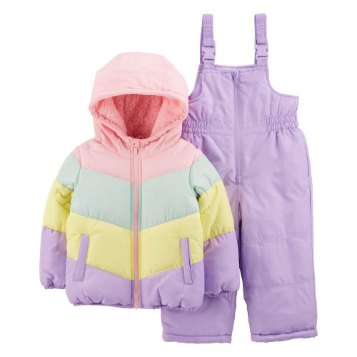 Baby 2-Piece Rainbow Snowsuit Set - Carter's | Carter's