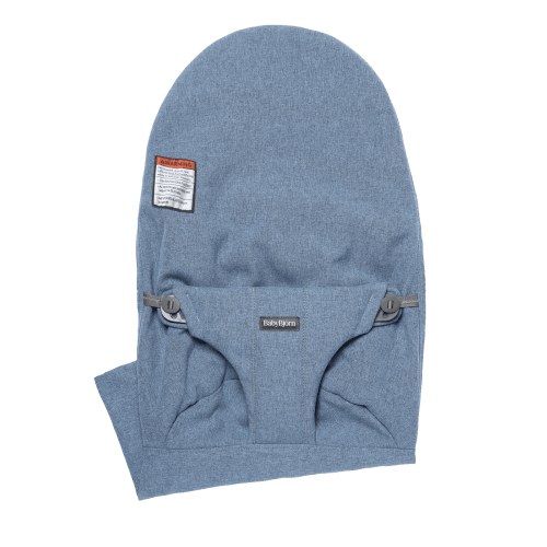 Extra Fabric Seat for Bouncer Bliss: Blue - Woven Mélange
