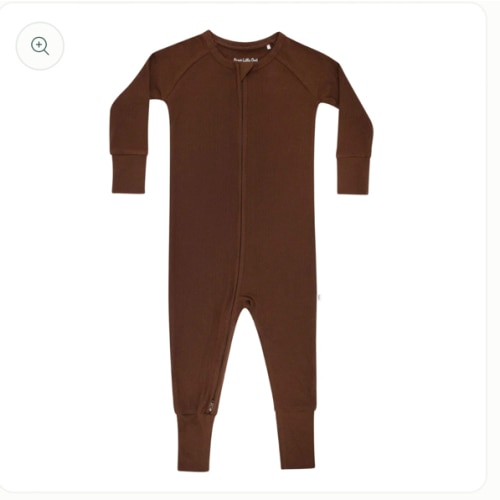 Pinecone Small Ribbed Zip Romper