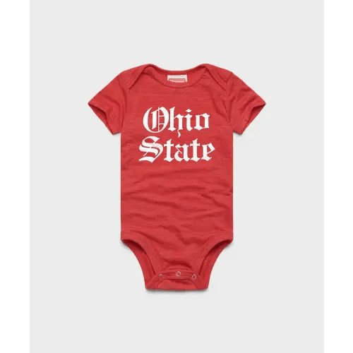 Ohio State Olde English Baby One Piece