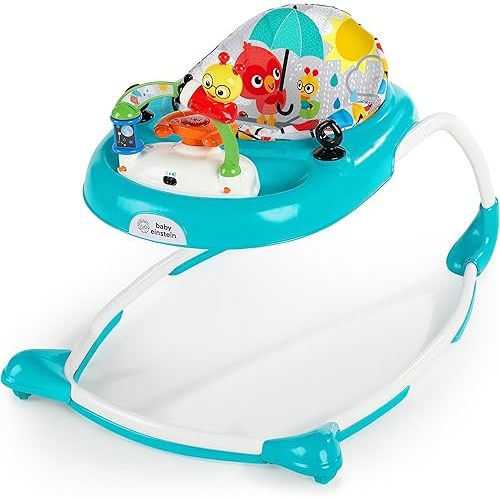 Baby Einstein Sky Explorers Baby Walker Activity Center and Sensory Play Learning-Toy with Lights, Songs and Sounds, Age 6 Months+, Blue