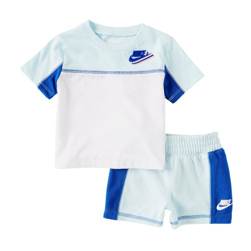 Nike Baby Boys 12-24 Months Short-Sleeve Reimagine Color Block T-Shirt & Coordinating Shorts Set