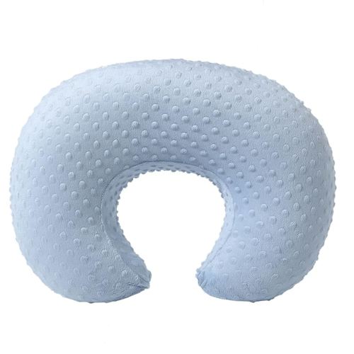 Nursing Pillow Cover, Breastfeeding Pillow Slipcover Snugly Fits for Nursing Pillow for Baby Boys and Girls, Premium Quality Microfiber, Ultra Soft Comfortable (Blue)