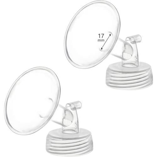 17mm Flange Compatible with Spectra S1 S2 9 Plus Synergy Gold Breastpump Replacement to Spectra Pump Parts and Spectra Flange; Not Original; Replaces Spectra Shield