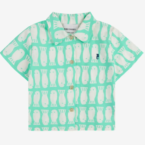 Lucky Fish all over woven shirt (18 months)
