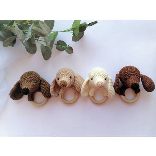 Dachshund Toy, Newborn Baby Gift, Dog Baby Shower Gift, Pregnancy Gift Set