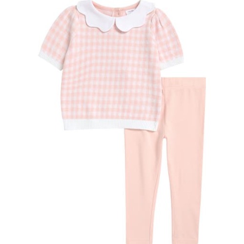 Short Sleeve Sweater & Leggings Set, 9M