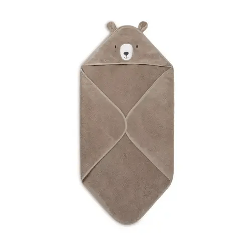 Micro Cotton Bear Hooded Bath Towel - Baby