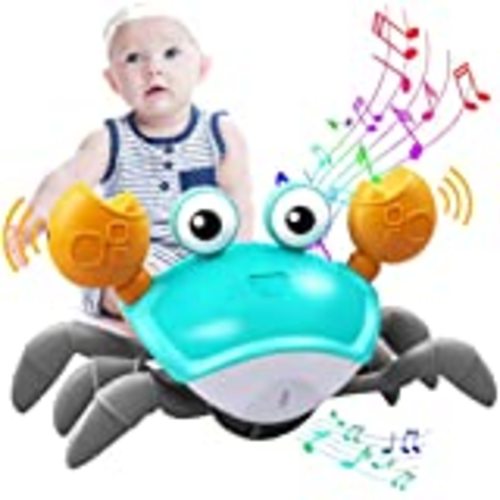 Amazon.com: Yeaye Crawling Crab Baby Toy Gifts,Infant Tummy Time Toys, Cute Dancing Walking Moving Babies Sensory Induction Crabs with Light Up Music for 0-6 6-12 1-3 4+ Year Old Boys Girls Toddler (Green) : Toys & Games