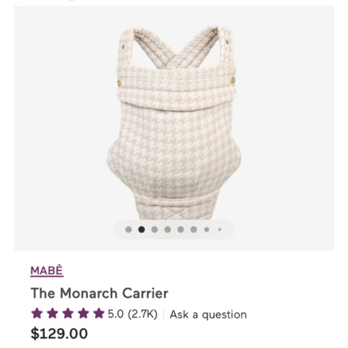 The Monarch Carrier - Houndstooth – Mabē