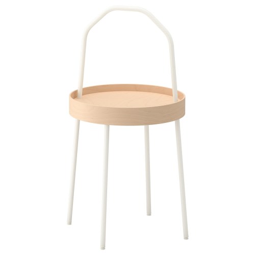 BURVIK Side table - white 15 "