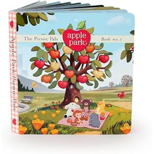 The Picnic Pals, Book #1 by Apple Park - Baby Board Book for Newborns, Infants, Toddlers