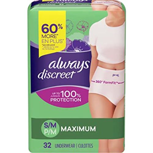 Incontinence Underwear For Women - Unscented - Maximum Absorbency - S/m -  32ct - Up & Up™ : Target