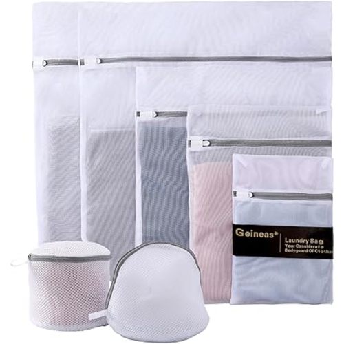 Delicate Laundry Bag Garment Bag For Washing Machine Pack of 7 Mesh Laundry Bags for Underwear Baby Clothes Socks Bra Washer Protector for Laundry Bra Bags for Laundry