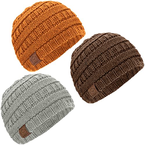 3-Pack Baby Beanies, Baby Hats - Newborn Hats, Baby Boy Hats, Baby Girl Hats, Newborn Beanie, Baby Winter Hat, Baby Hat, Baby Boy Beanie, Baby Girl Beanie,Infant Beanie,Toddler Beanie (Mars, M)