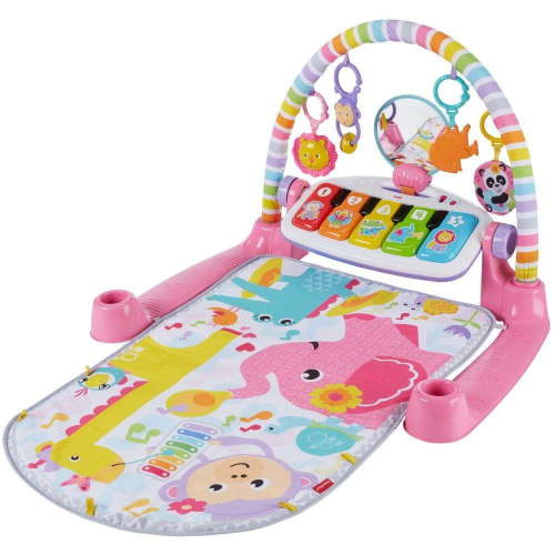 Fisher-Price Deluxe Kick & Play Piano Gym in Pink