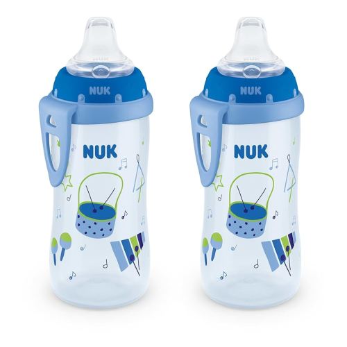 NUK Active Sippy Cup 10 oz 2 Pack 8+ Months Blue