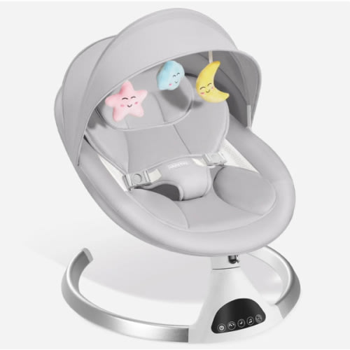 HARPPA Electric Baby Swing - Light Gray