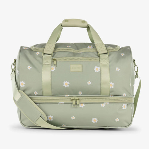 Stevyn Duffel Bag with Shoe Compartment in Daisy | CALPAK