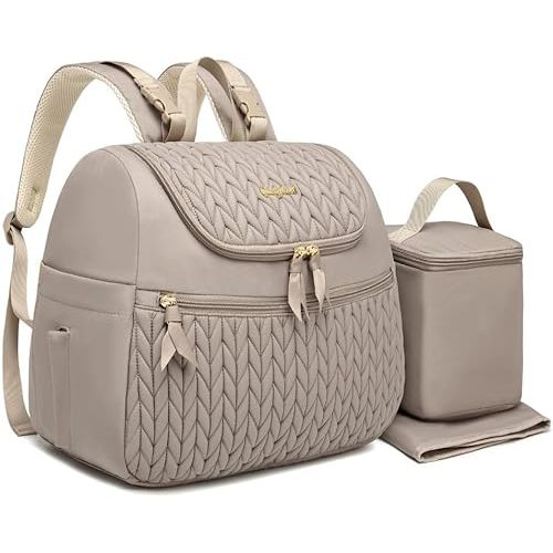 Breast Pump Bag for Spectra S1/S2 & Medela – Insulated Cooler Bag, 14" Laptop Sleeve, Diaper Backpack with Changing Pad – Lightweight, Water-Resistant & Stylish for Work, Travel