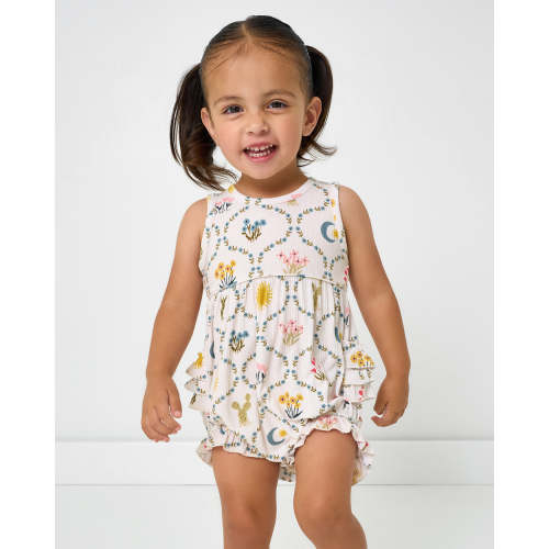 Desert Meadow Ribbed Bubble Romper | Little Sleepies