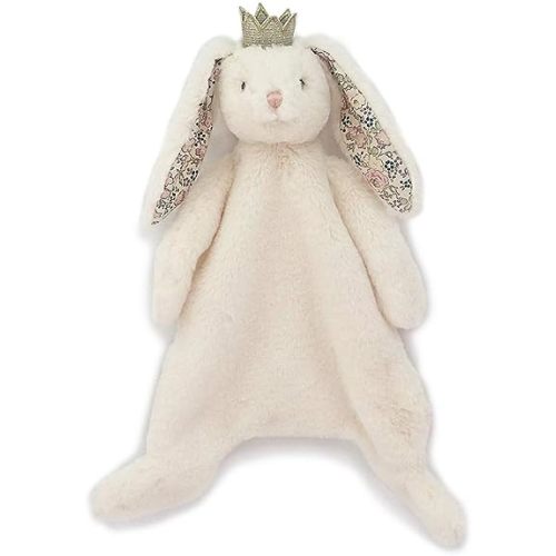 MON AMI Princess Bunny Plush Lovey for Babies – 15” | Security Blanket for Newborns