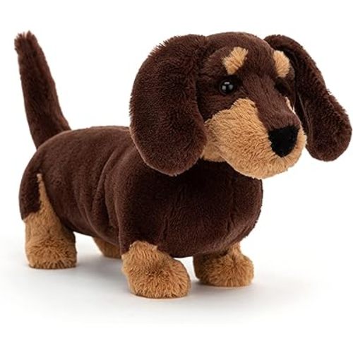 Jellycat Otto Sausage Dog Stuffed Animal, Medium 11.5 inches - Dogs and Puppies Plush Toy - Classic Children's Gift