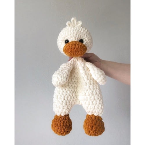 Duck Snuggler | Duck Lovey | Crochet Ducky