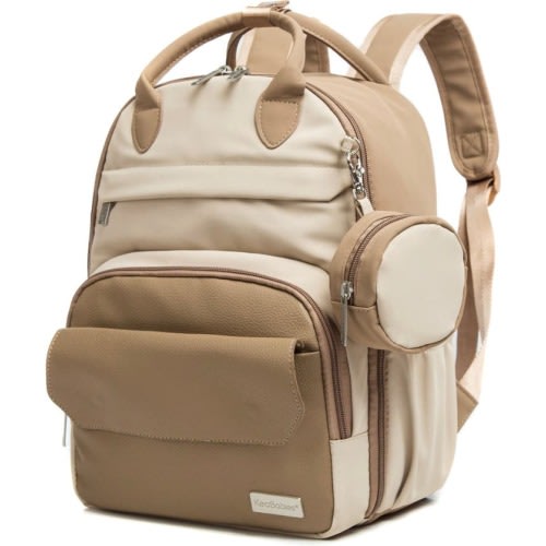 KeaBabies Play Diaper Bag, Latte