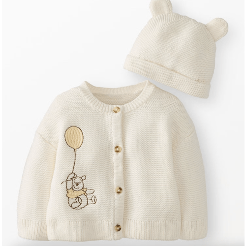 Baby Disney Winnie the Pooh Cardigan & Hat Set