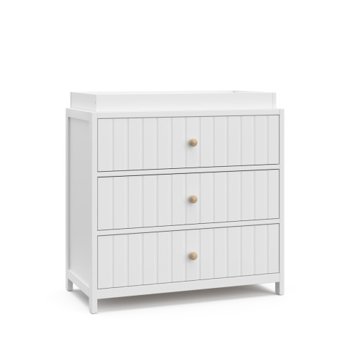 Graco Teddi 3 Drawer Chest with Changing Topper, White