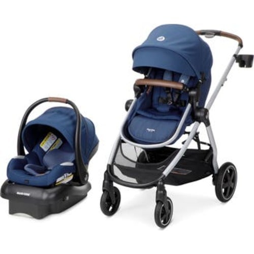 Zelia Luxe Stroller & Mico Luxe Infant Car Seat 5-in-1 Modular Travel System