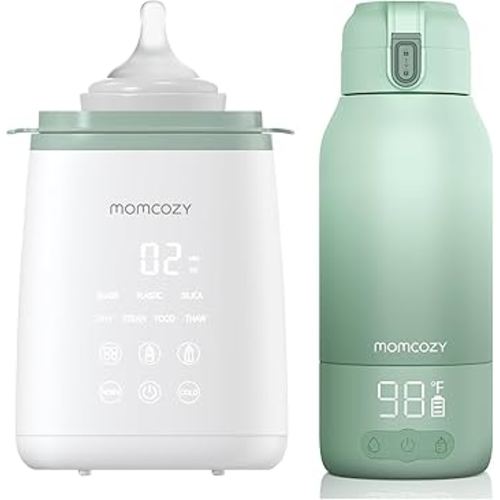 Momcozy Bottle Warmer & Momcozy Portable Milk Warmer for Travel