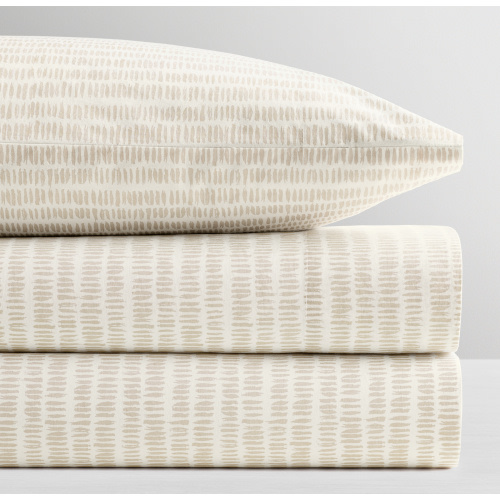 Brushstrokes Oval Crib Fitted Sheet | RH Baby & Child