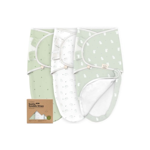 3-Pack Soothe Zippy Swaddle Wrap, Medium