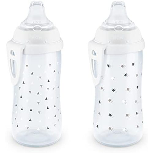NUK Active Sippy Cup, 10 oz, 2 Pack, 12+ Months, Timeless Collection, Amazon Exclusive